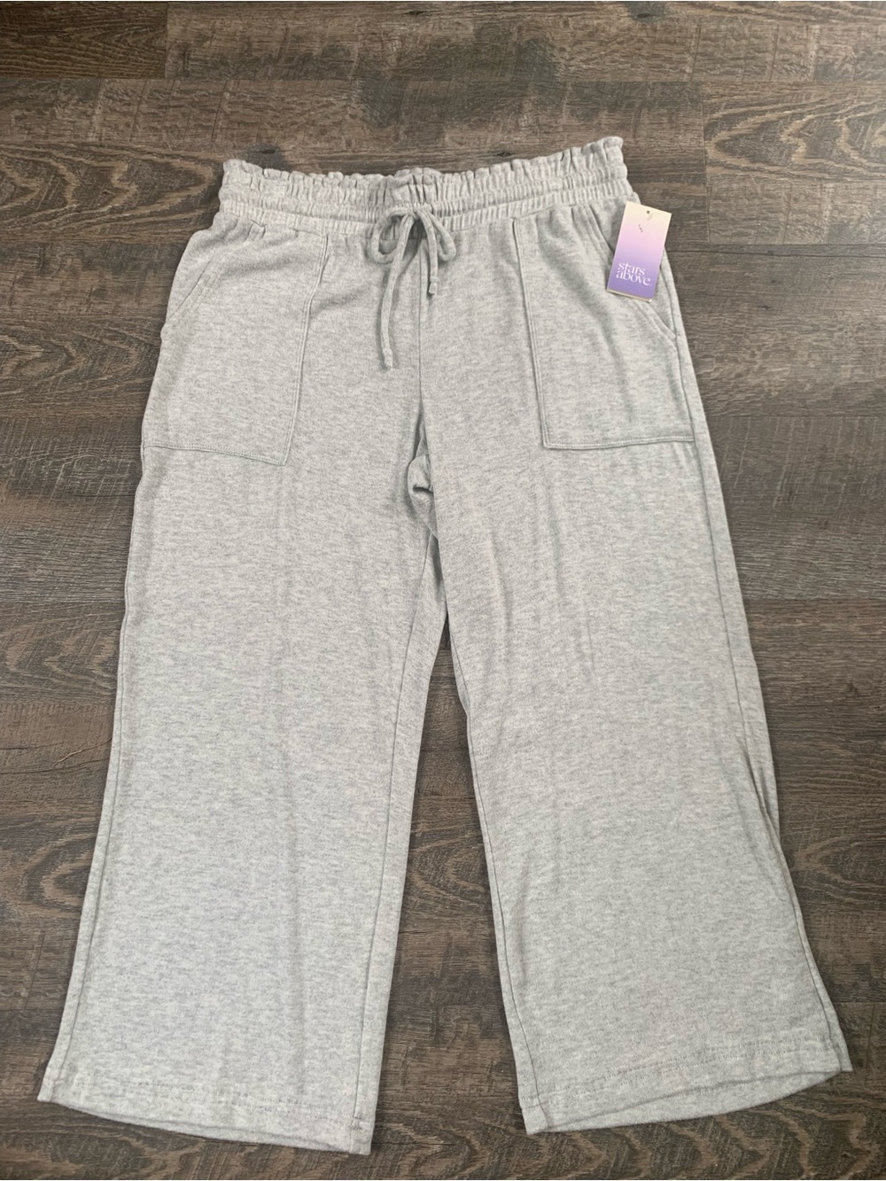 Women’s Grey  Lounge Pants with Drawstring